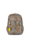 Konges Sløjd tiger print drawstring backpack - Grey