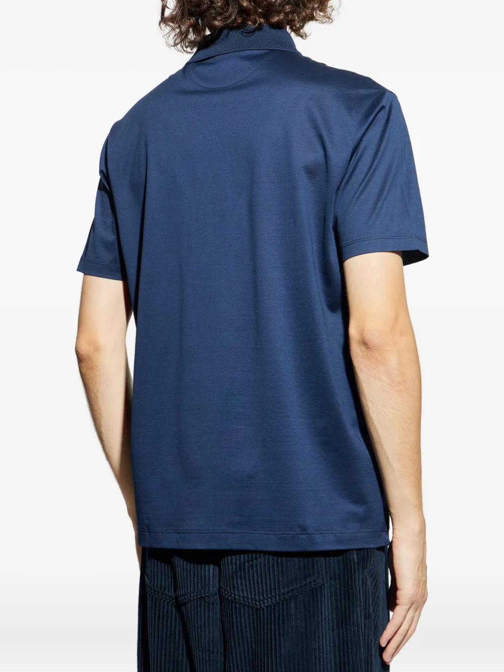 Paul & Shark Poloshirt met geborduurd logo Blauw