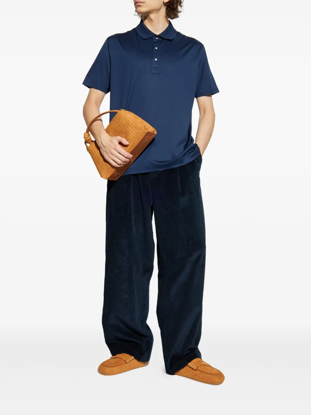 Paul & Shark Poloshirt met geborduurd logo Blauw