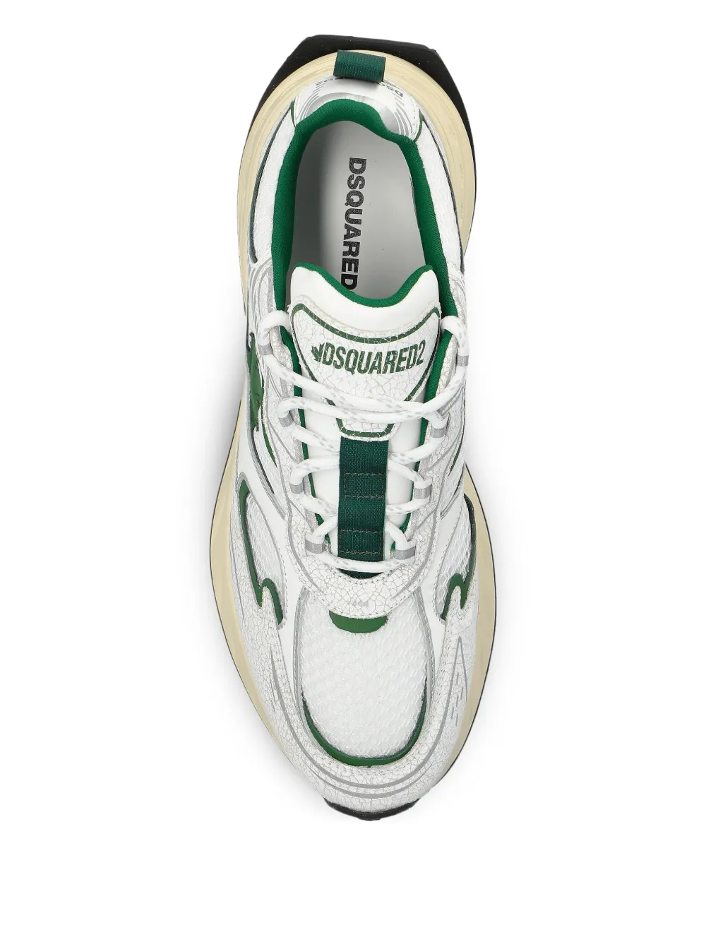 DSQUARED2 leaf-detail sneakers White