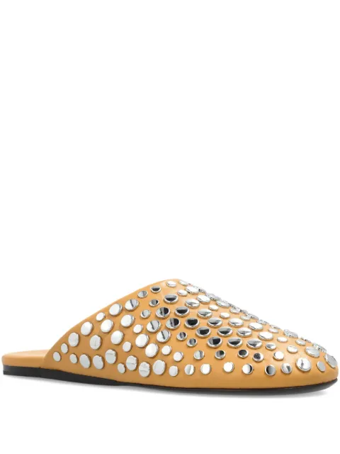 Tory Burch Flache Mules mit Nieten