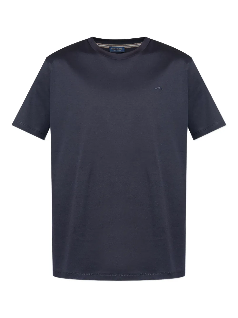Paul & Shark Logo-embroidered Cotton T-shirt In Black