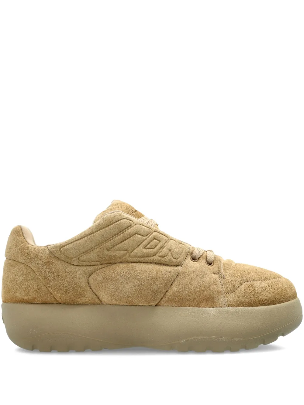 Dsquared2 Logo-detail Suede Sneakers In Brown