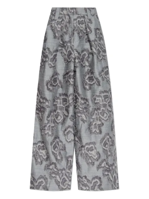 GANNI Calça pantalona floral