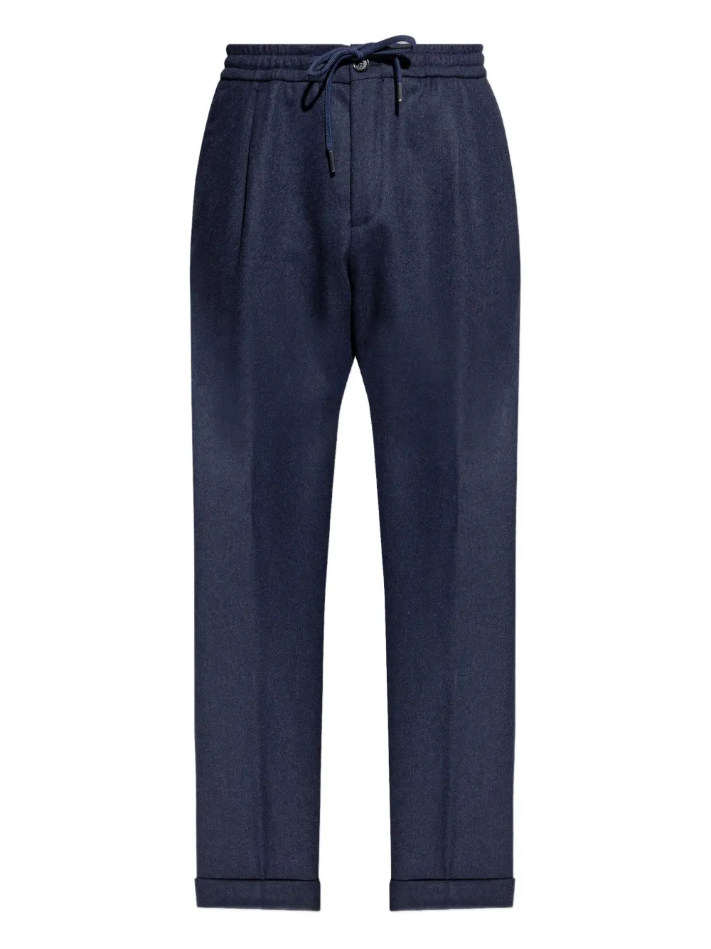 Paul & Shark Straight broek van wolblend Blauw