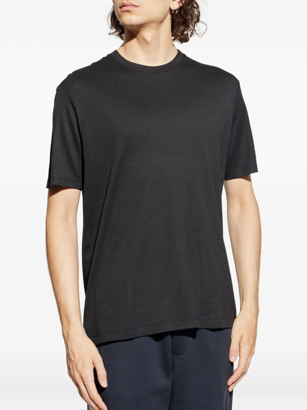 Paul & Shark Katoenen T-shirt met ronde hals Zwart