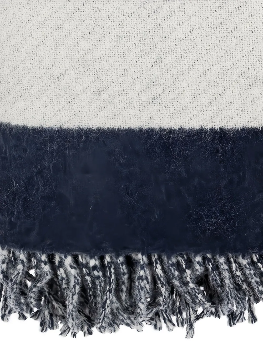 Paul & Shark Striped Embroidered Blanket In Blue
