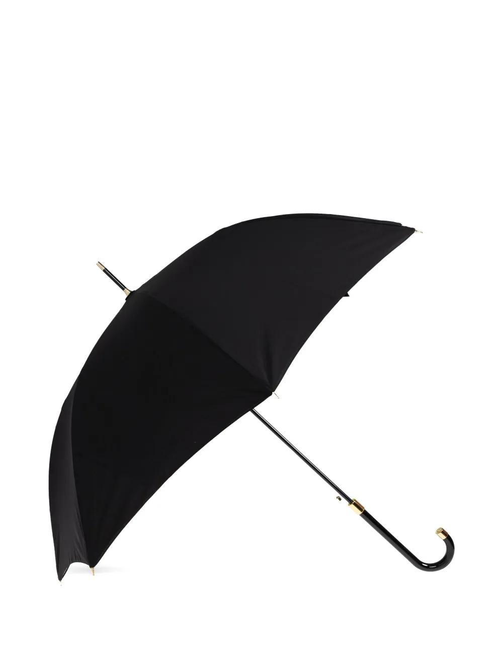 Moschino statue-print black umbrella Blauw