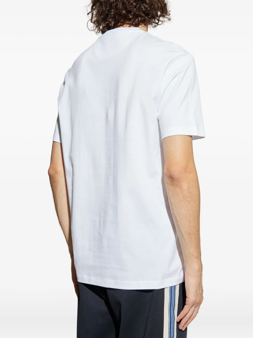 Paul & Shark Katoenen T-shirt met geborduurd logo Wit