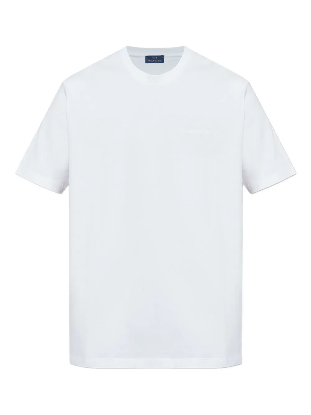 Paul & Shark Katoenen T-shirt met geborduurd logo Wit