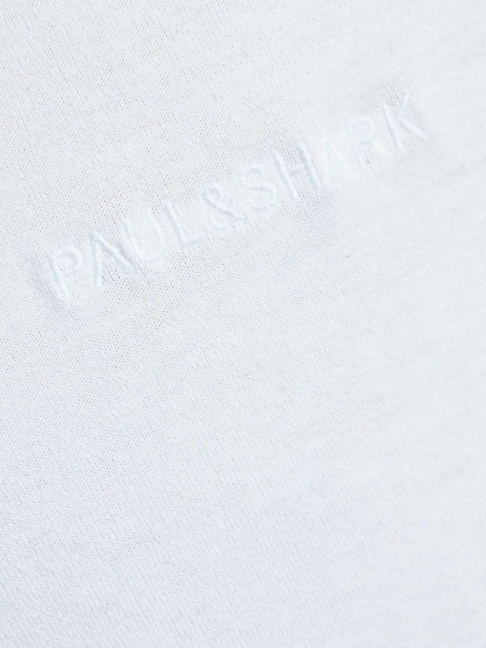 Paul & Shark Katoenen T-shirt met geborduurd logo Wit