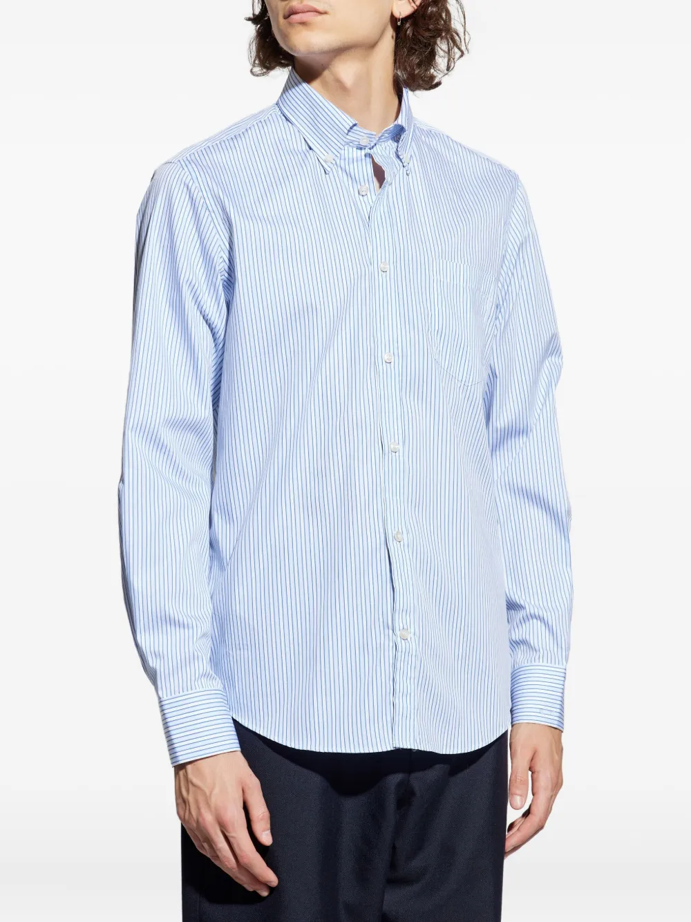 Paul & Shark Gestreept overhemd Blauw