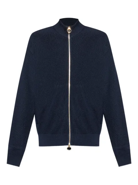Paul & Shark ribbed zip-up cardigan