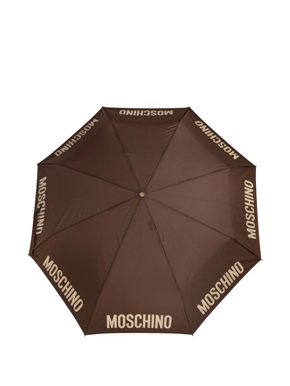 Moschino logo umbrella Bruin
