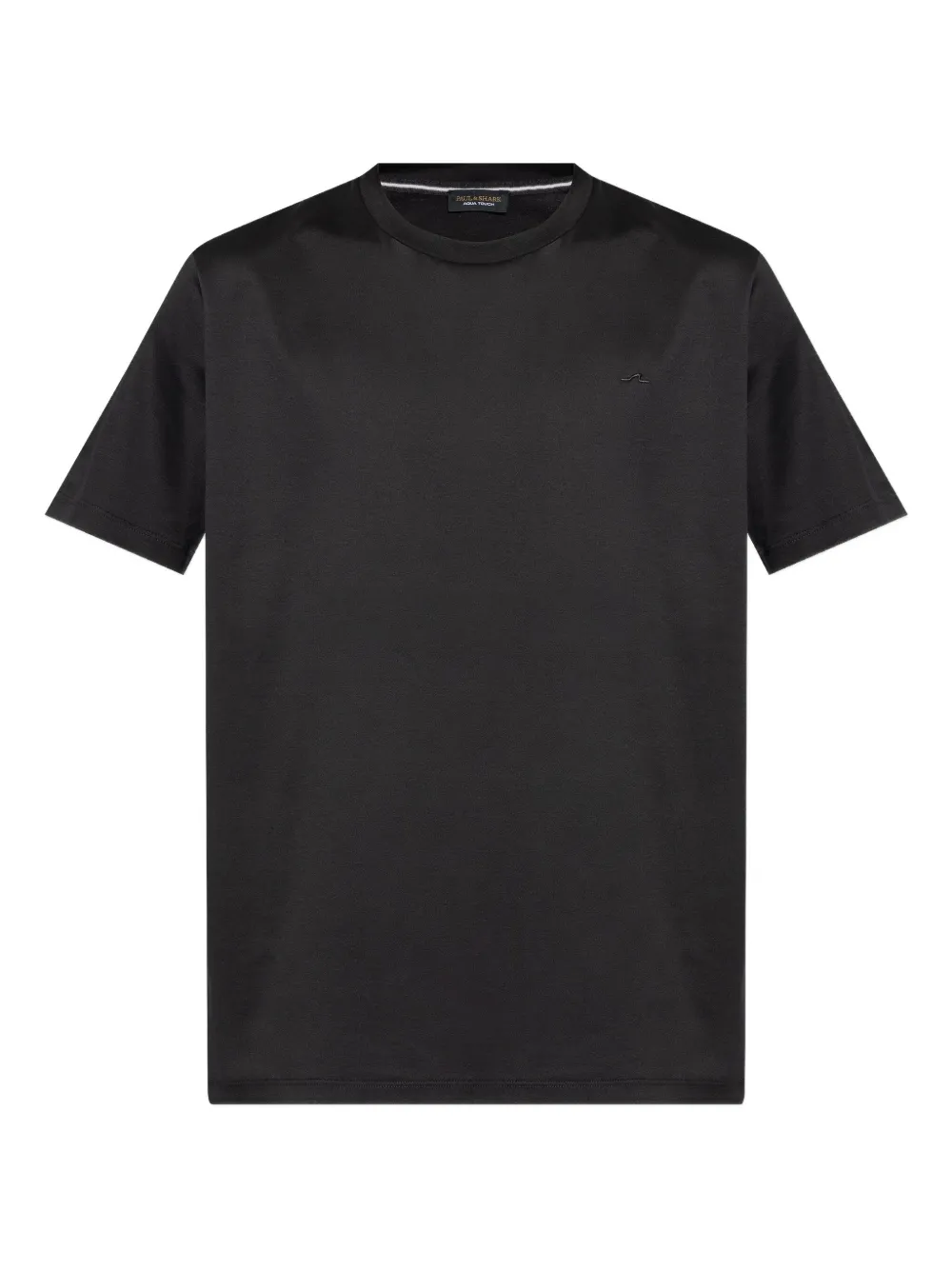 Paul & Shark Logo-embroidered Cotton T-shirt In Black