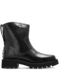 GANNI pull-on biker boots - Black