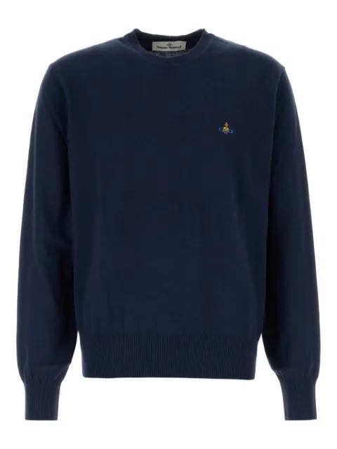 Vivienne Westwood Alex orb-embellished cotton-cashmere sweater