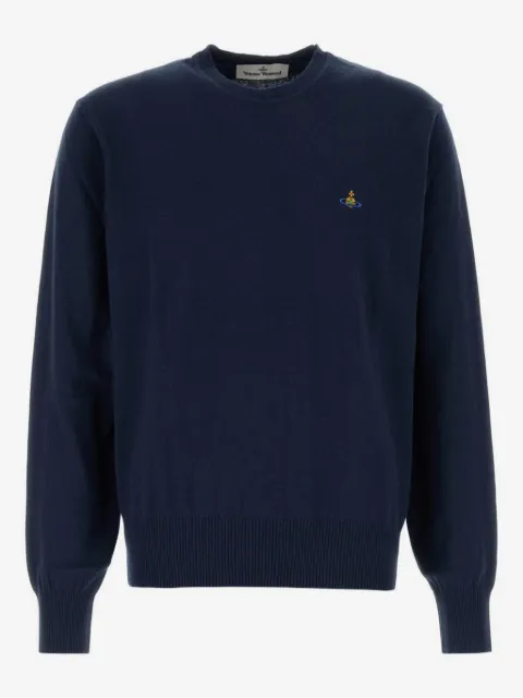Vivienne Westwood Alex orb-embellished cotton-cashmere sweater