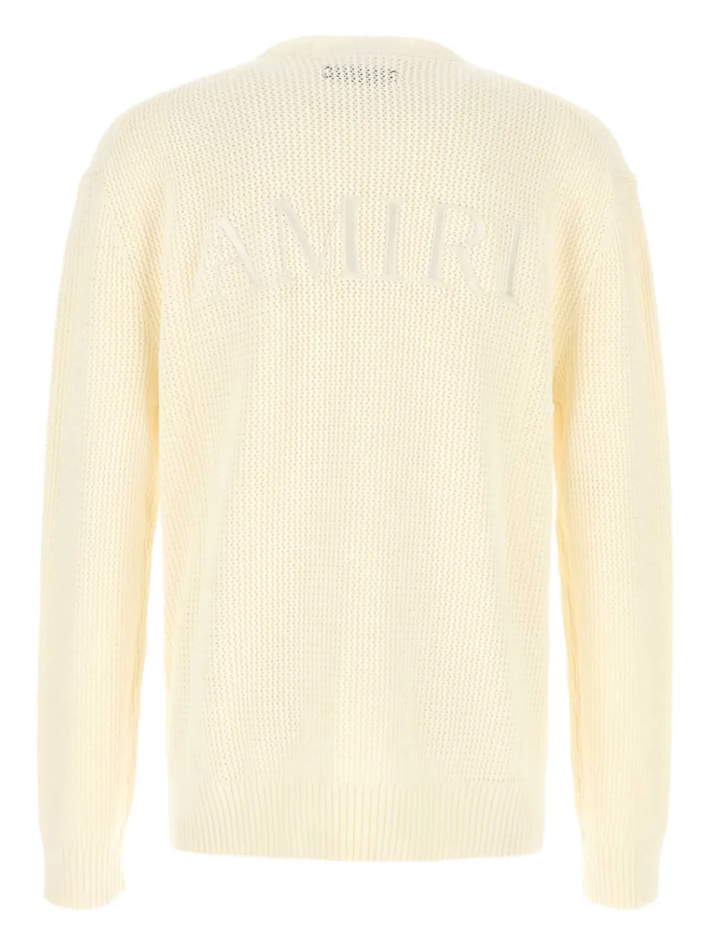AMIRI logo cotton sweater Geel