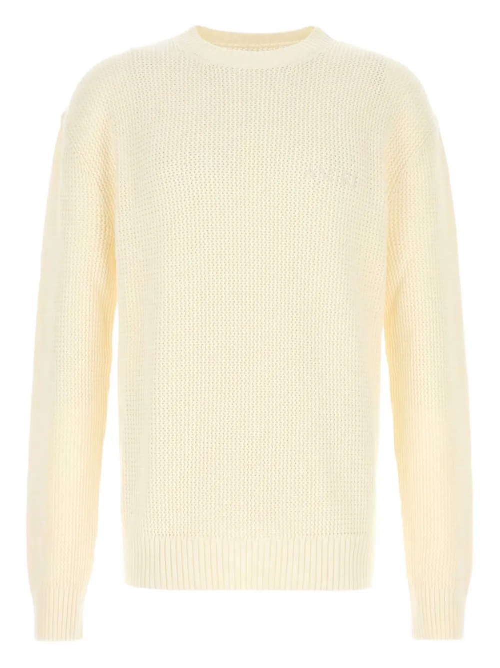 AMIRI logo cotton sweater Geel
