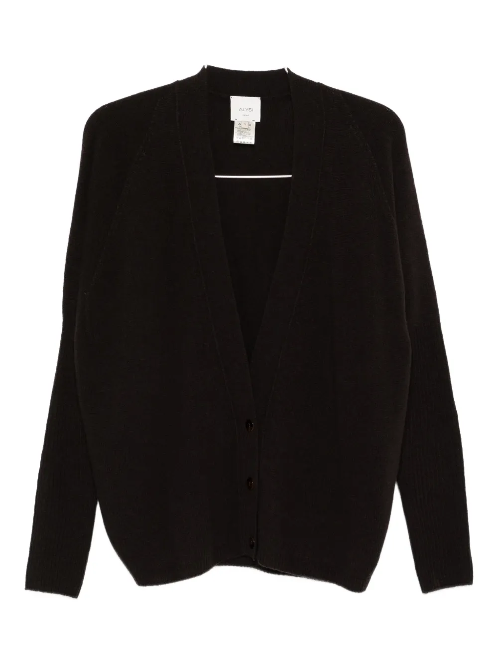Alysi V-neck cardigan Bruin