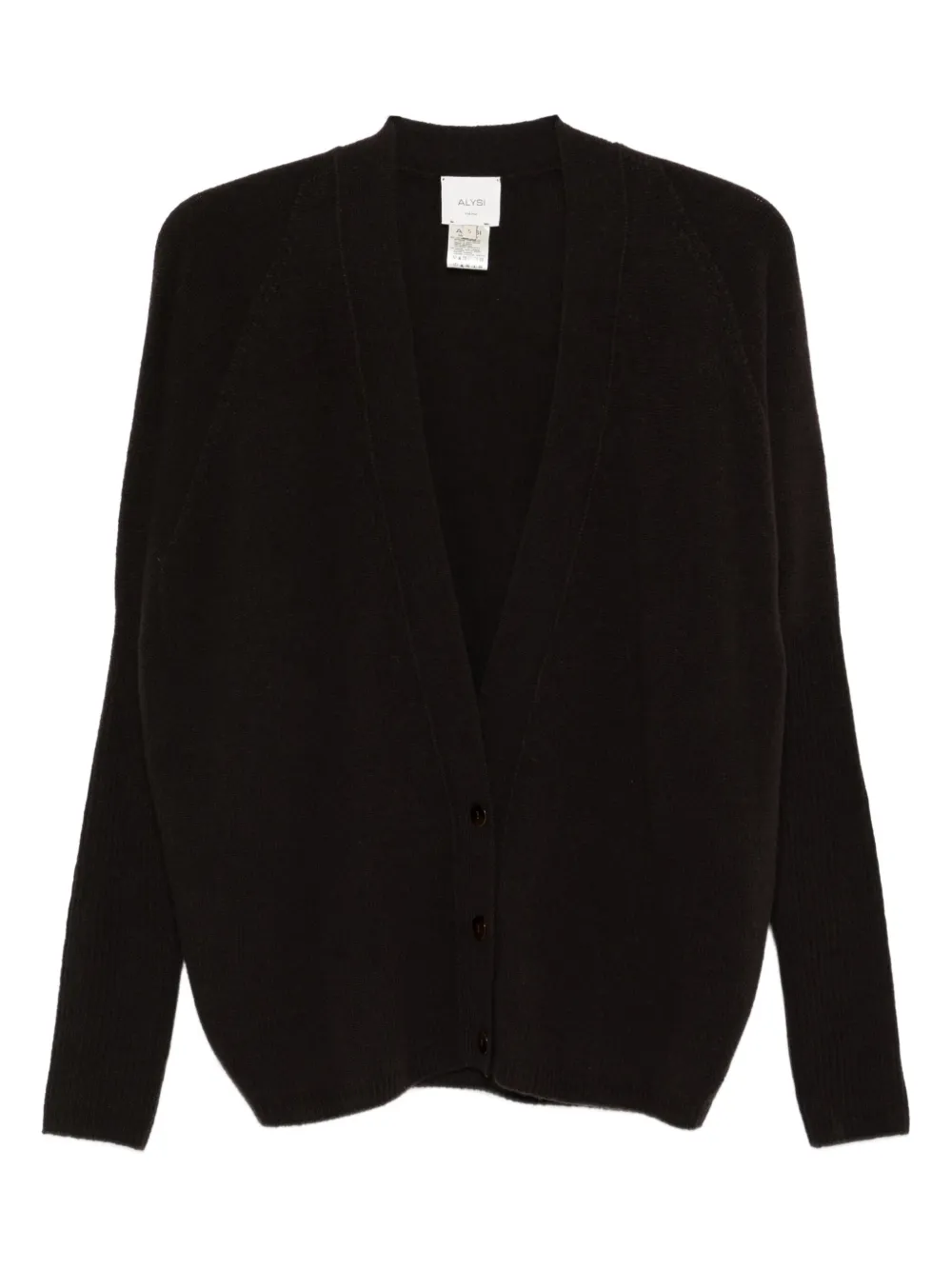 Alysi Vest met V-hals Bruin