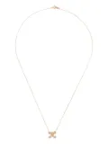 Charlotte Chesnais 18K yellow gold Letter X diamond necklace