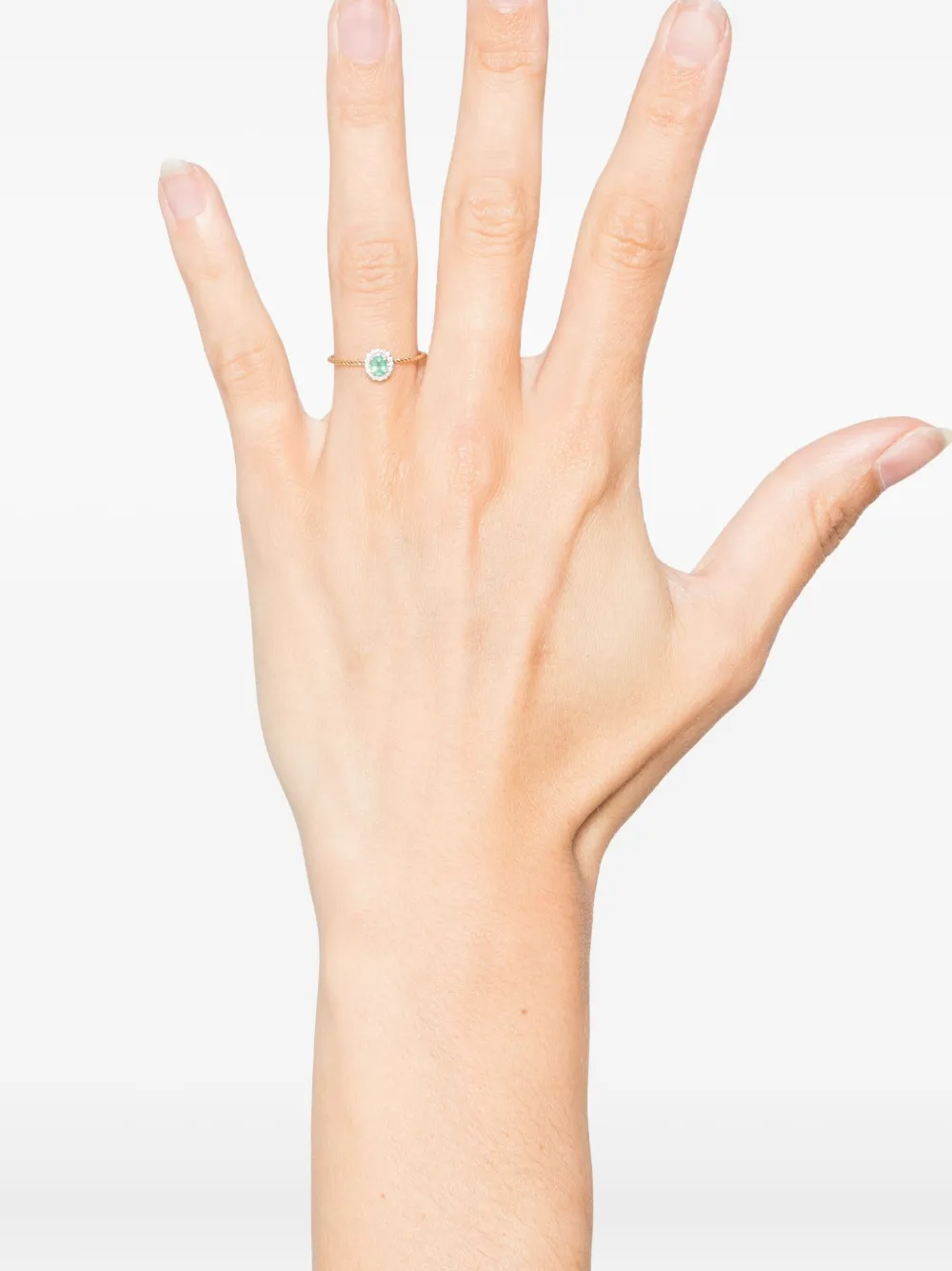 Wouters & Hendrix Gold 18kt Yellow Gold Emerald Ring In Gold