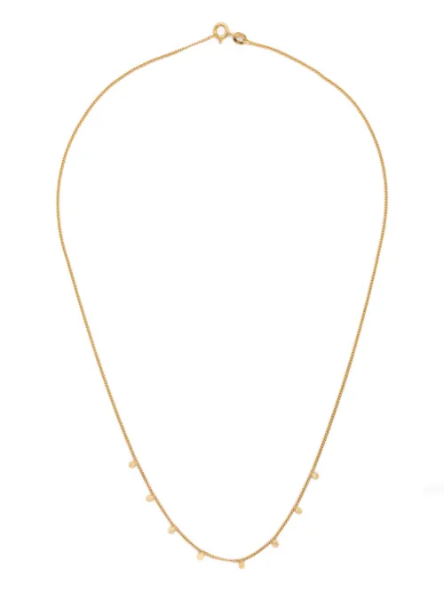 K gold hammered charm necklace - Wouters & Hendrix Gold - Modalova