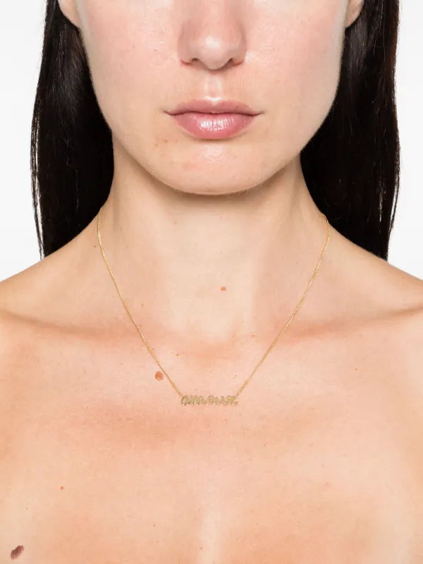 Wouters & Hendrix Gold 18K Gold Amour Necklace | Gold | FARFETCH BE