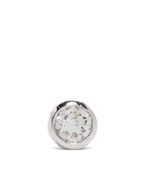 Wouters & Hendrix Gold 18K white gold stud diamond earring