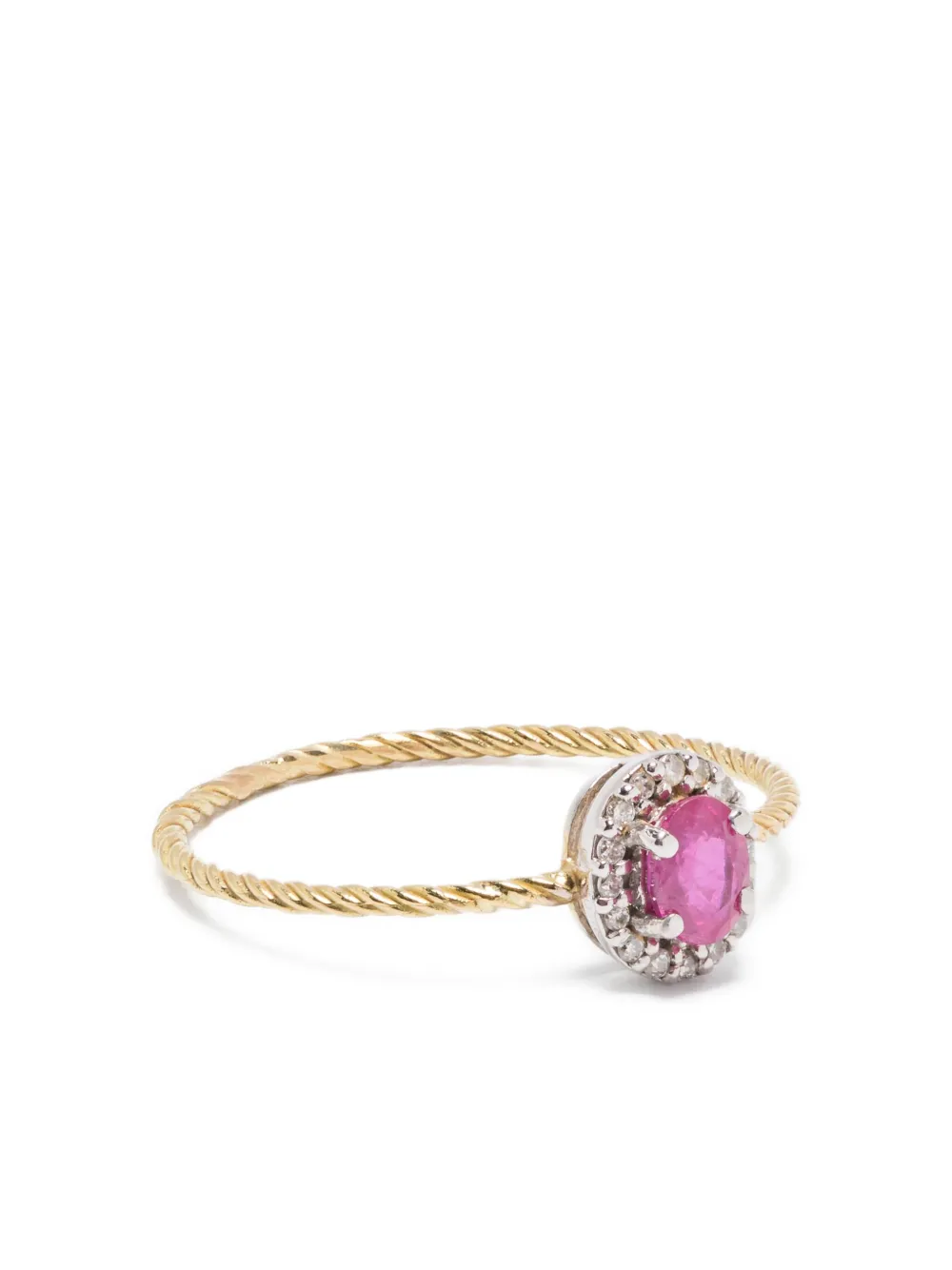 18kt yellow gold Ruby ring