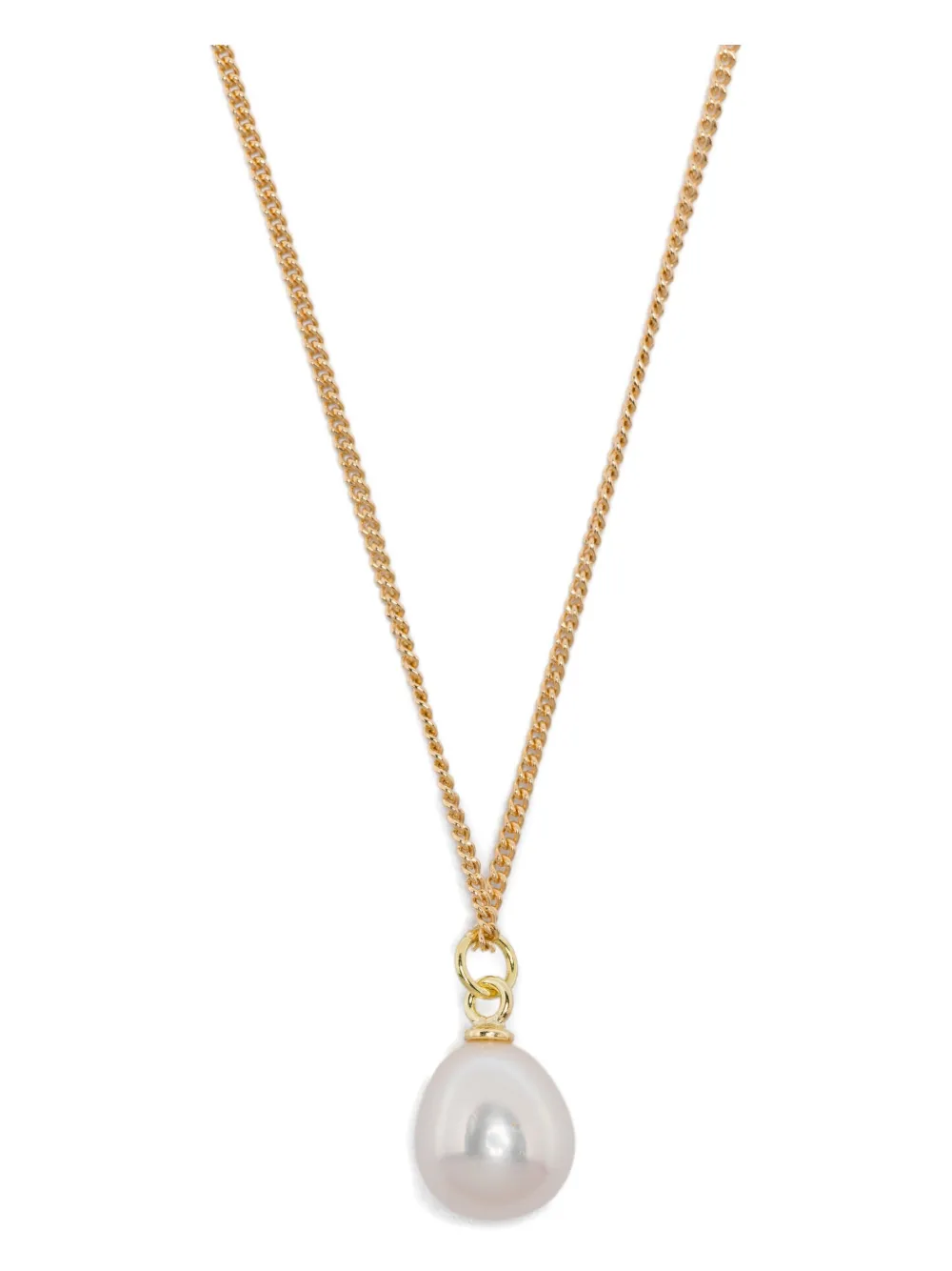 Wouters & Hendrix Gold Eighteen Karat Gold Pearl Necklace In Gold
