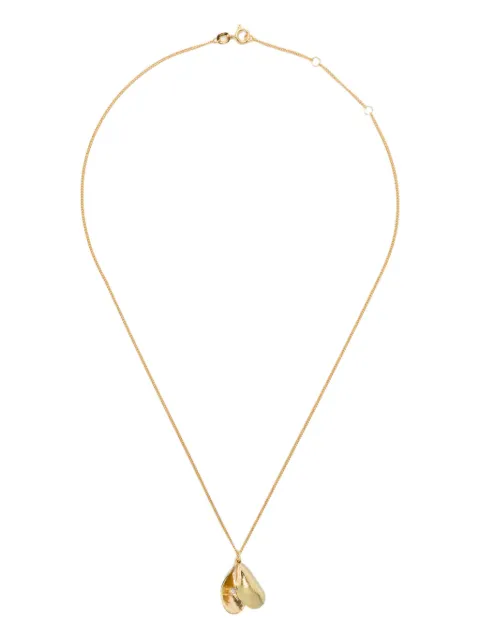 Wouters & Hendrix Gold 18K gold Mussel diamond necklace