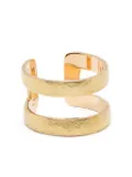 Wouters & Hendrix Gold 18kt yellow gold double-band ring