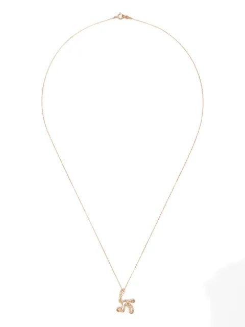 Charlotte Chesnais 18K yellow gold K diamond necklace