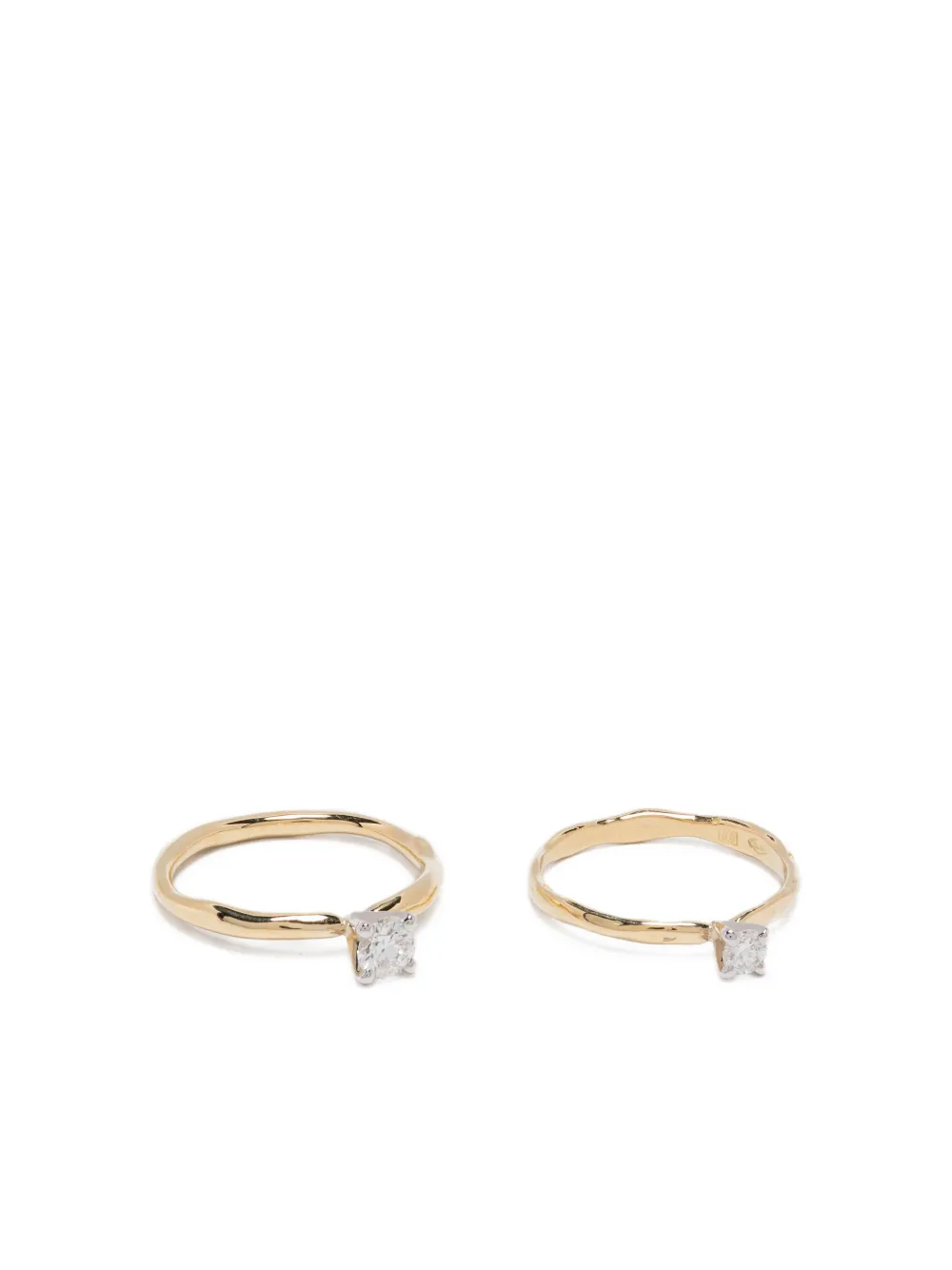 18K gold Toi et Moi diamond ring