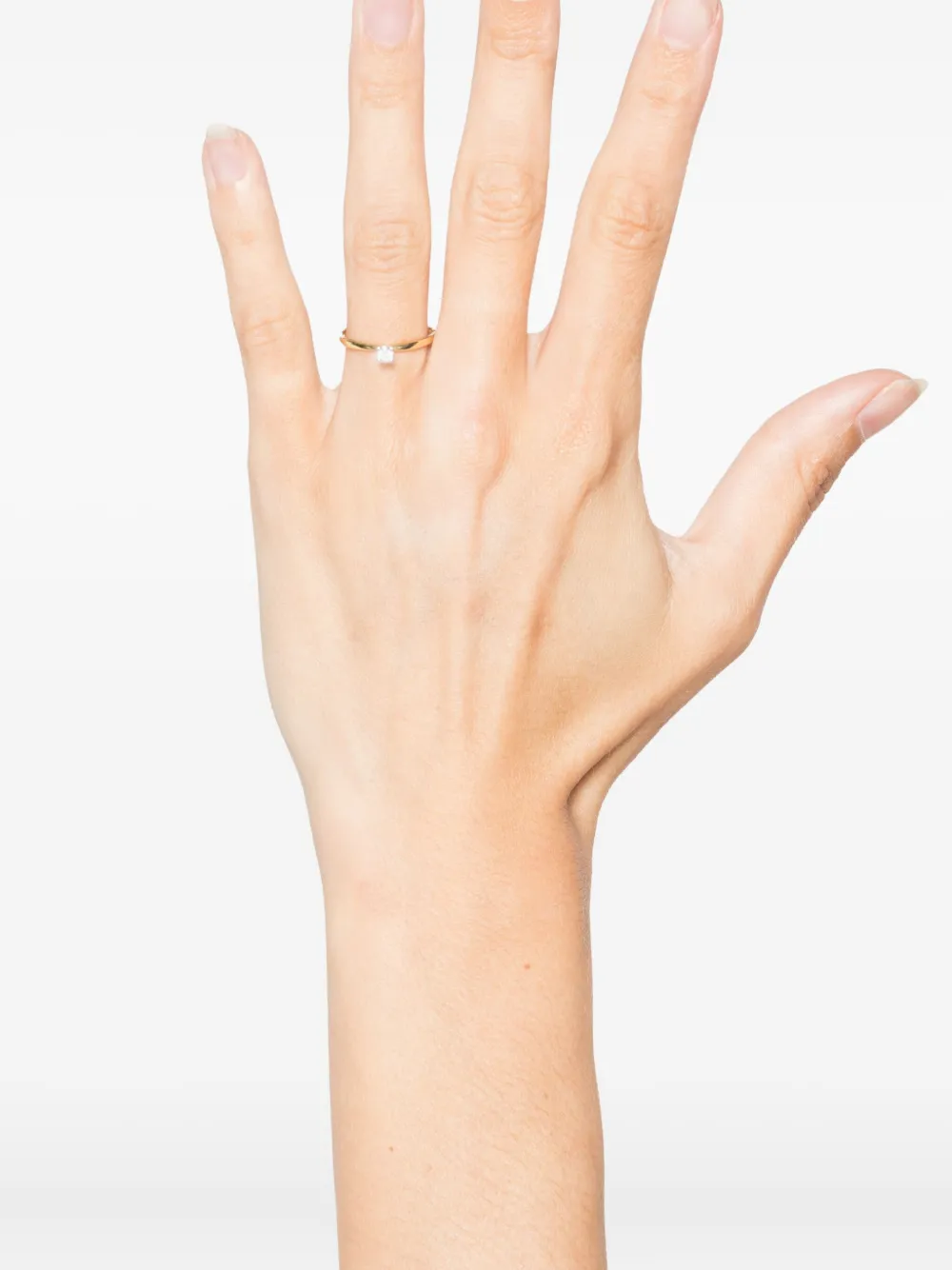 Wouters & Hendrix Gold 18kt Yellow Gold Solitaire Diamond Ring In Gold