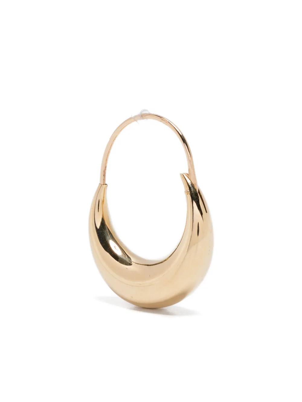 18K yellow gold hoop earrings