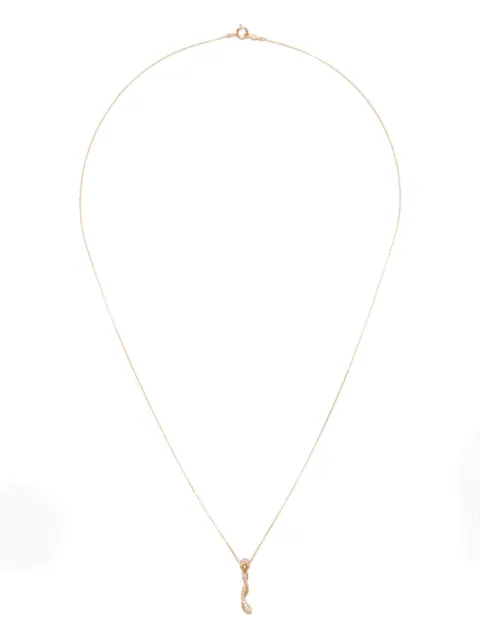 Charlotte Chesnais 18K yellow gold I diamond necklace
