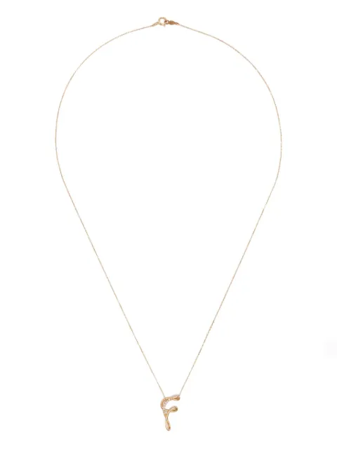 Charlotte Chesnais 18K yellow gold F diamond necklace