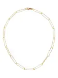 Wouters & Hendrix Gold 18K yellow gold hammered-link necklace