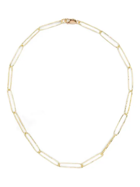 Wouters & Hendrix Gold 18K yellow gold hammered-link necklace