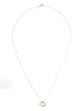 Charlotte Chesnais 18K yellow gold diamond circle necklace