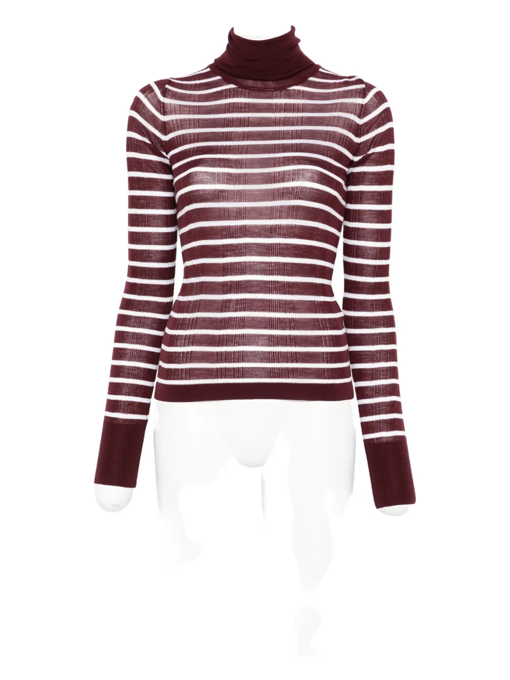 Alysi striped turtleneck top Bruin