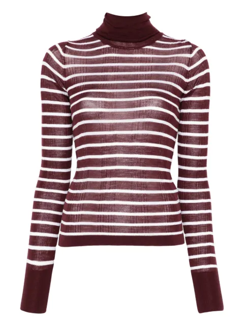 Alysi striped turtleneck top