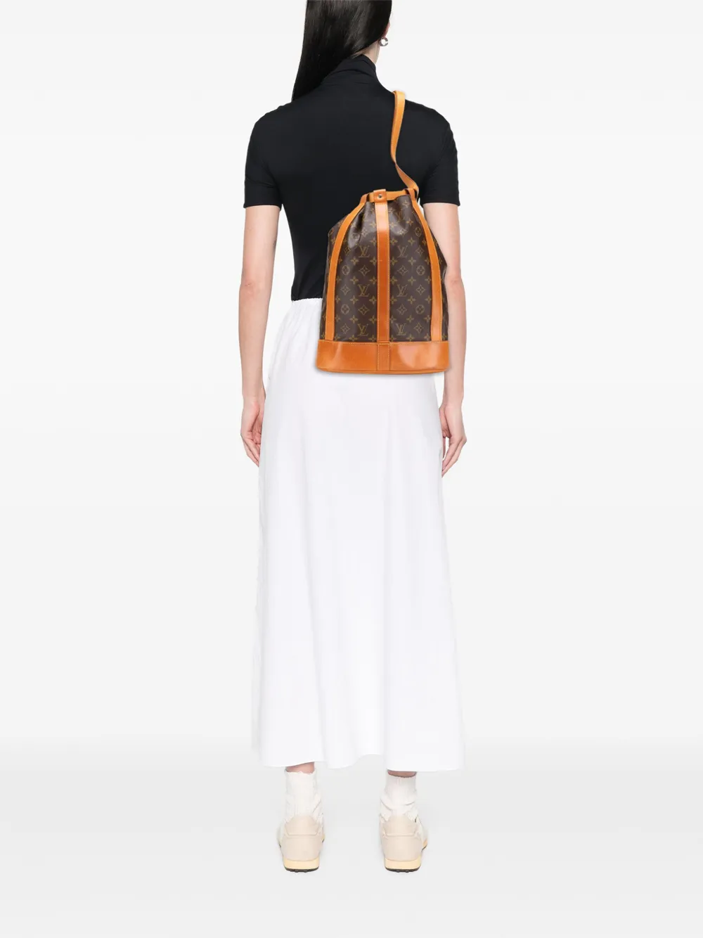 Louis Vuitton Pre-Owned 1996 Monogram Randonnee PM bucket bag | Pre-Owned | Image 2