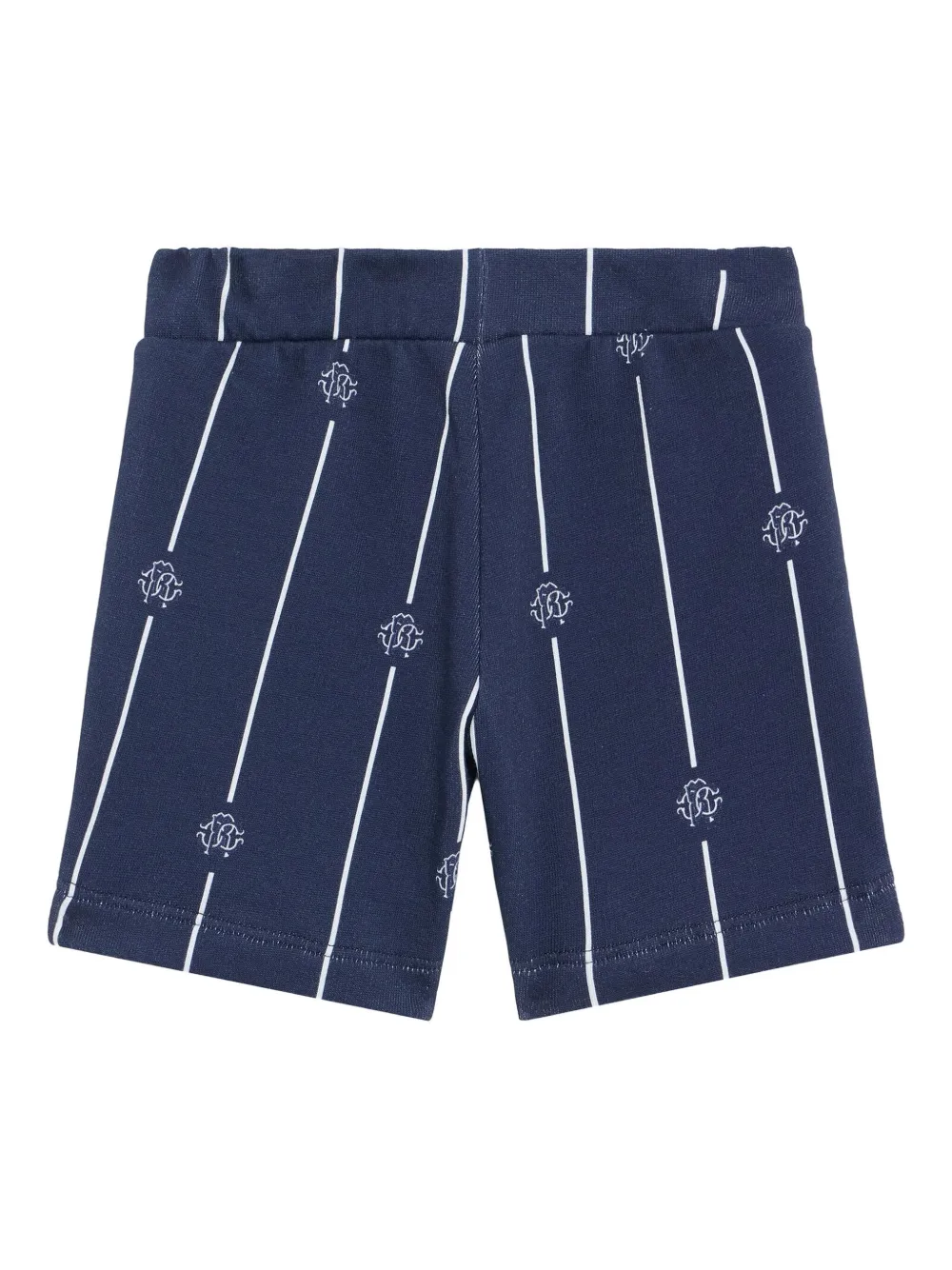 Roberto Cavalli Gestreepte sportshorts Blauw