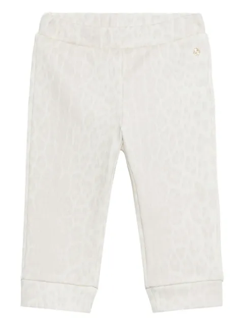 Roberto Cavalli Junior jaguar-skin leggings 