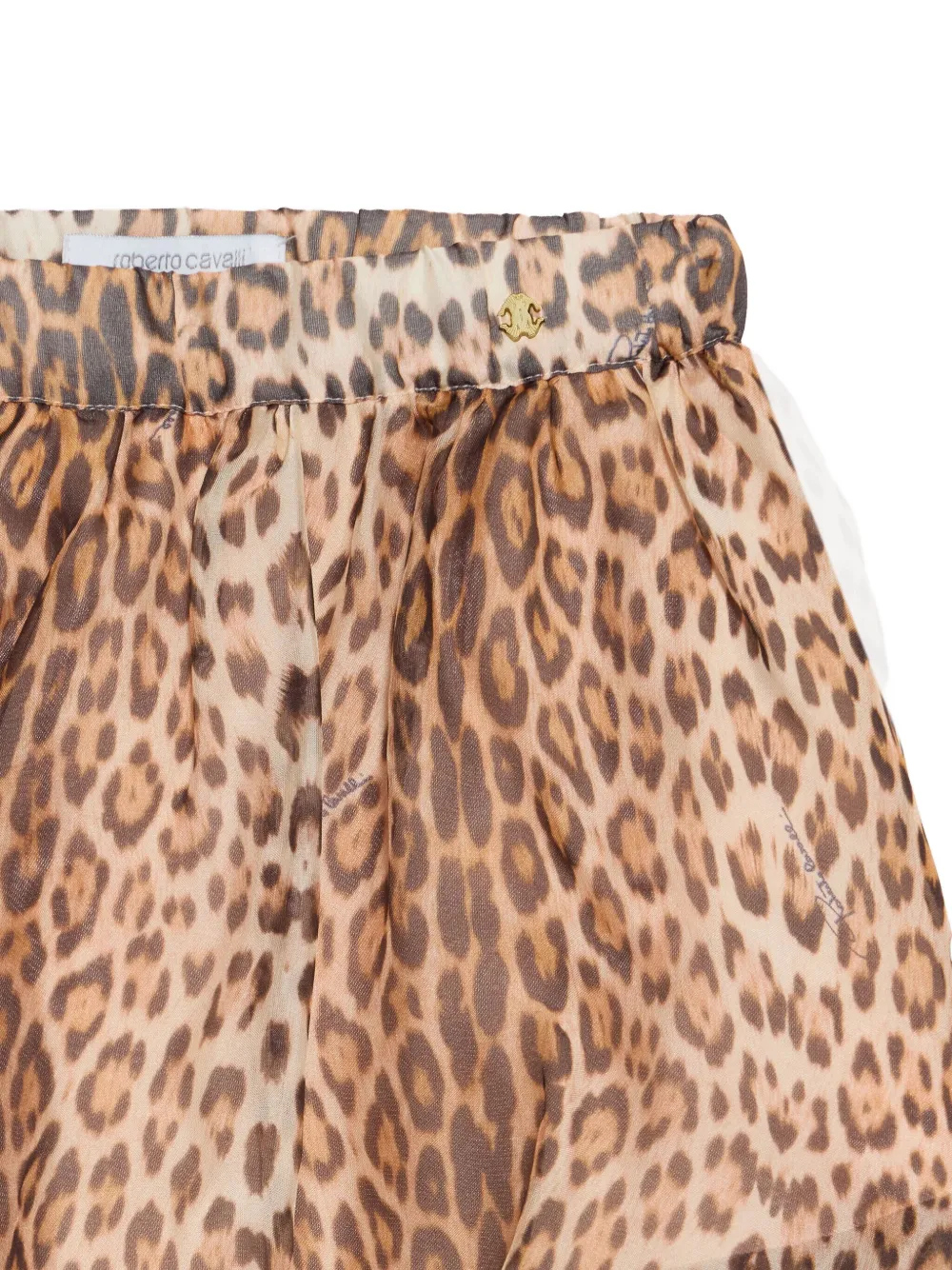 Roberto Cavalli Junior Rok met jaguarprint - Beige